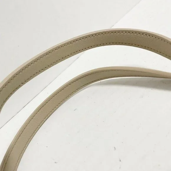 Auth Saint Laurent Paris Shopping Tote Beige Leather - Bag #60876S49 - Picture 6 of 9